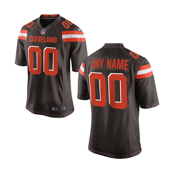 Nike Cleveland Browns Customized Brown Stitched Youth NFL Jersey